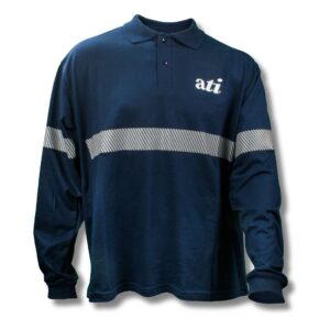 POLERA JERSEY CUELLO CAMISERO MANGA LARGA